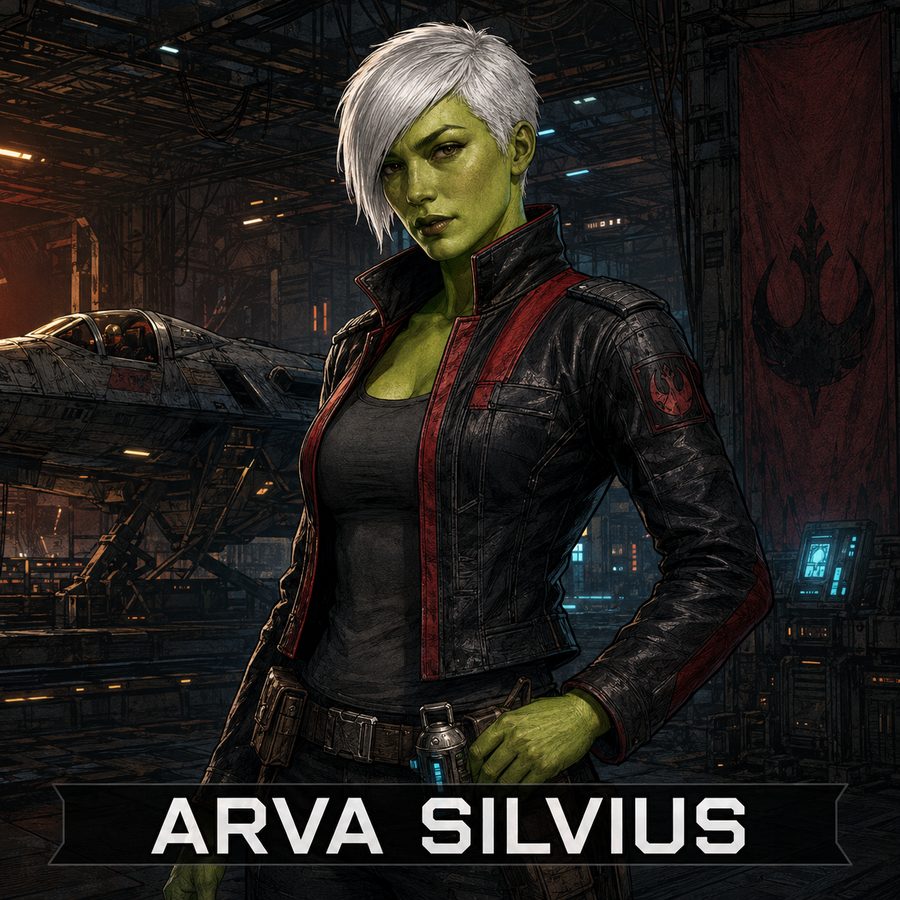 Arva Silvius, character portrait