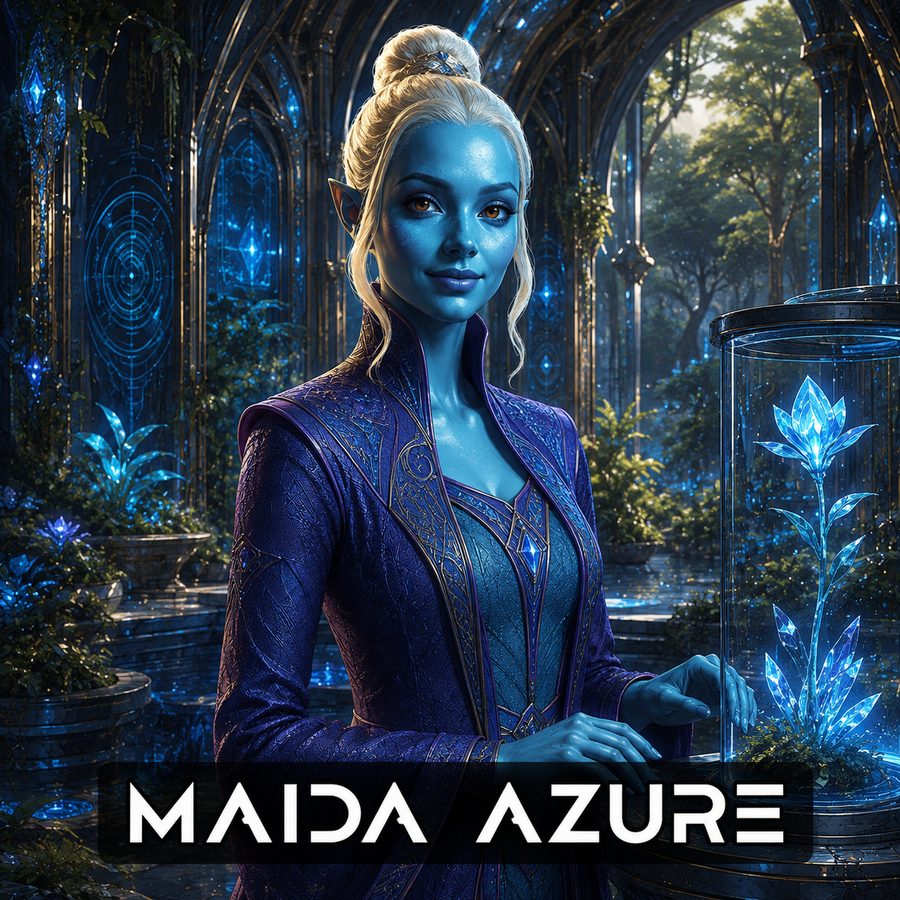 Maida Azure, character portrait