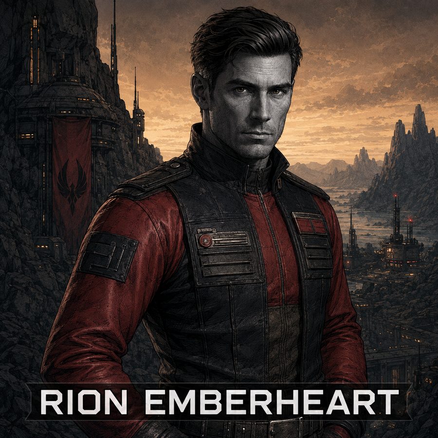 Rion Emberheart, character portrait