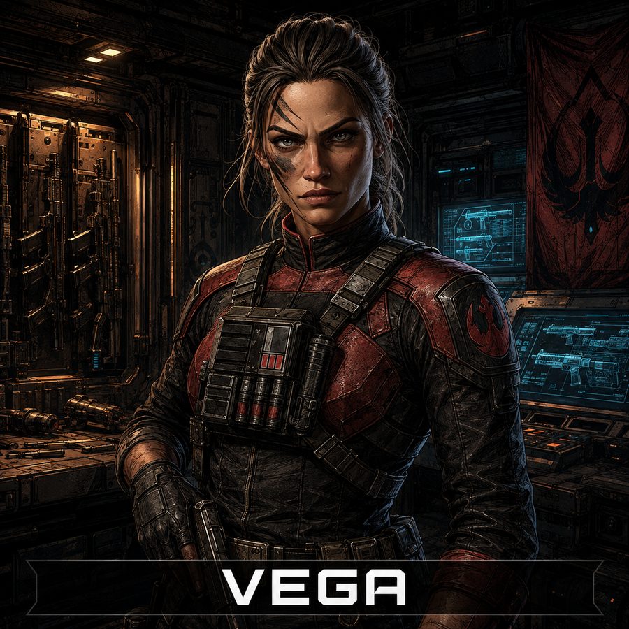 Vega, character portrait