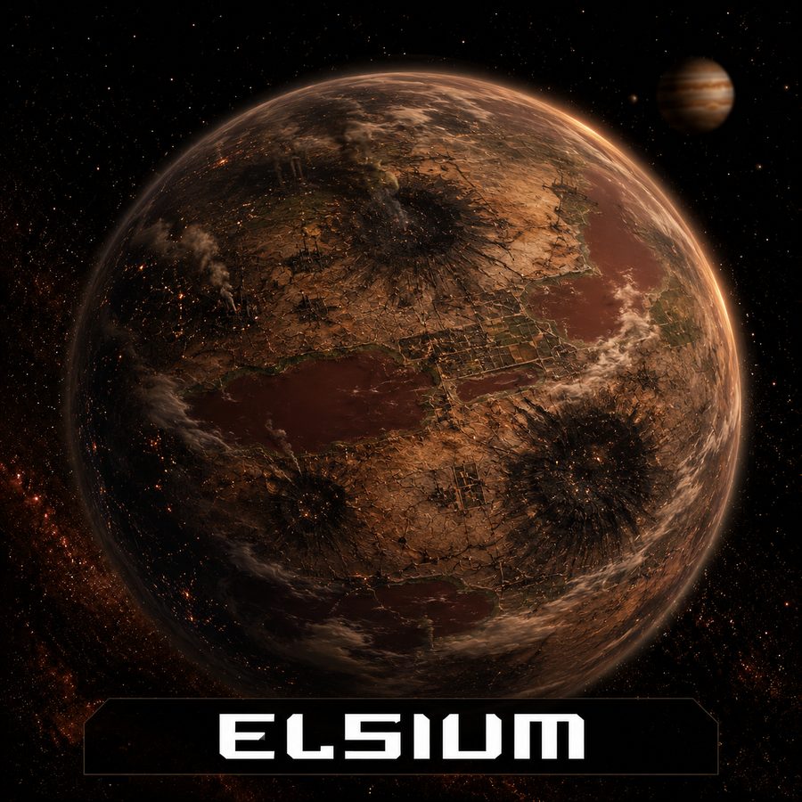 Elsium, planetary render