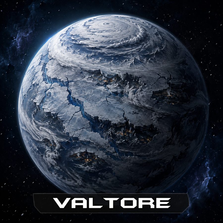 Valtore, planetary render