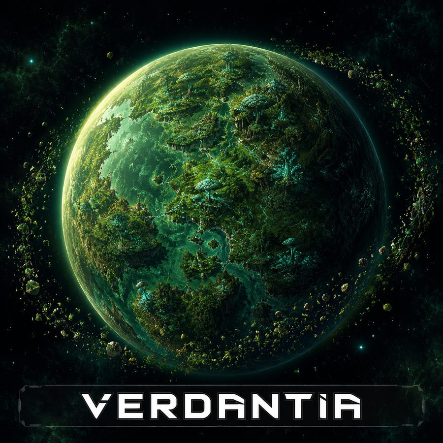 Verdantia, planetary render